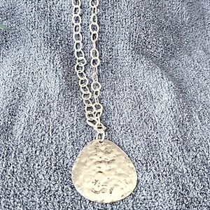 Silpada .925 Sterling Silver Necklace and Hammered Pendant